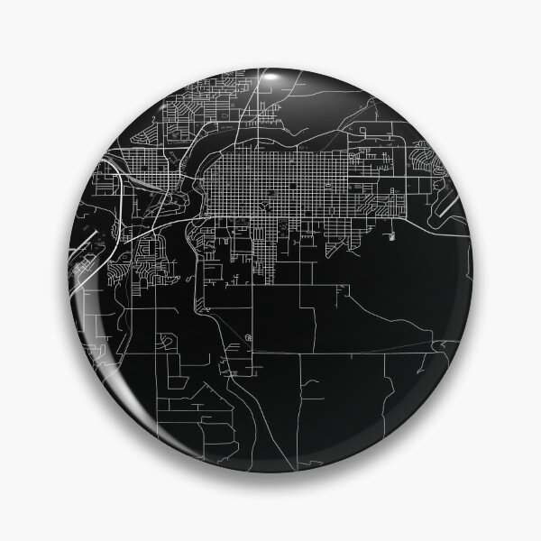 Item preview, Great Falls City Map designed and sold by SHAMPAIN-ART-CO.
