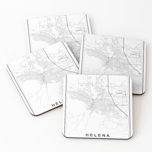 Item preview, Helena City Map designed and sold by SHAMPAIN-ART-CO.
