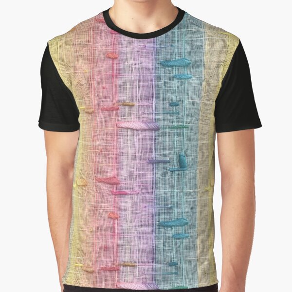 Item preview, Rainbow gradient embroidery designed and sold by Ikonolexiart.