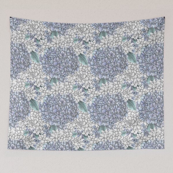 Item preview, Cushions of Hydrangeas designed and sold by CeciliaBattaini.