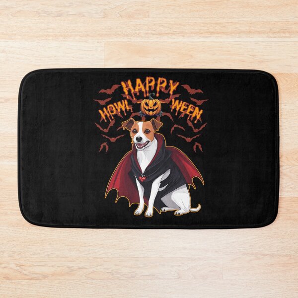 Item preview, Adorable Jack Russell Terrier in Vampire Cape - "Happy Howloween" - Halloween Design for Products designed and sold by GoodyPaws.