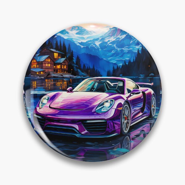 Item preview, Alpine Serenity Porsche Cayman by the Lake designed and sold by RevUpDesign.