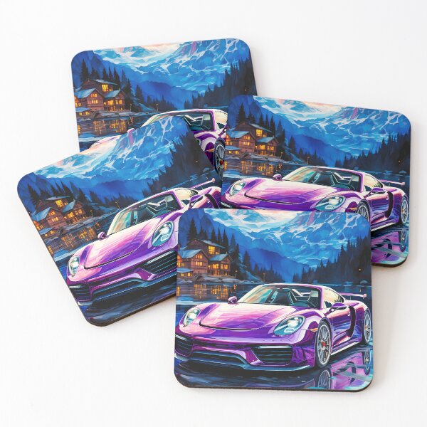 Item preview, Alpine Serenity Porsche Cayman by the Lake designed and sold by RevUpDesign.