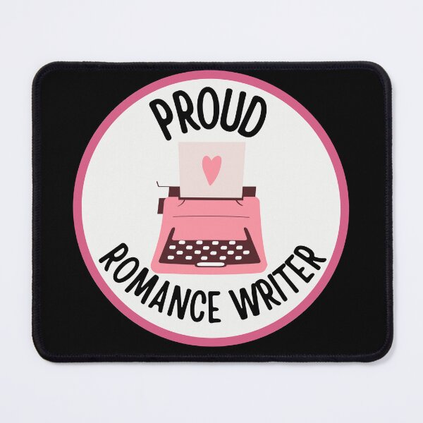 Item preview, Proud Romance Writer - Pink Typewriter designed and sold by HappyEverAfters.