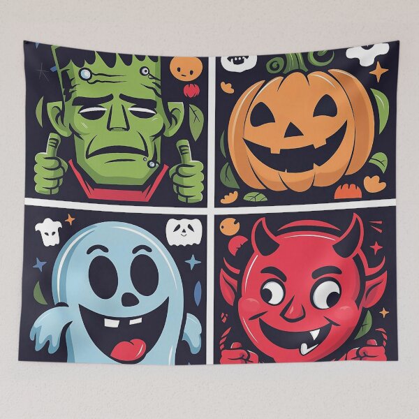 Item preview, halloween characters designed and sold by likbatonboot.