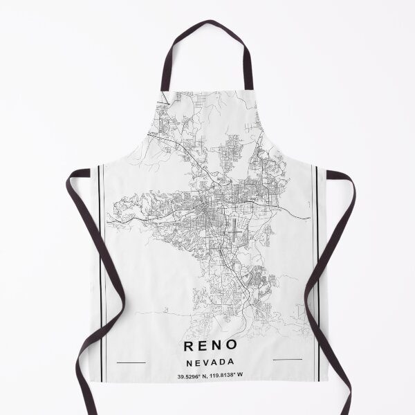 Item preview, Reno City Map designed and sold by SHAMPAIN-ART-CO.
