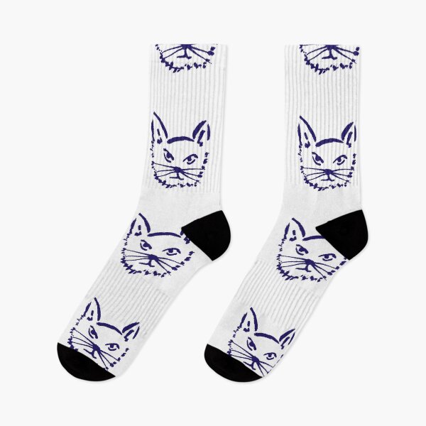 Item preview, Navy Sassy Cat designed and sold by MagentaTwilight.