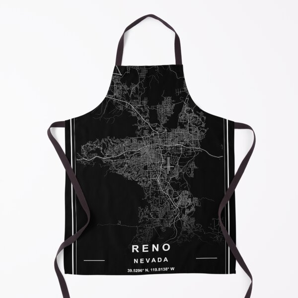 Item preview, Reno City Map designed and sold by SHAMPAIN-ART-CO.