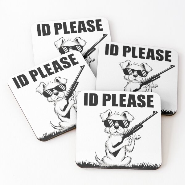 Item preview, Dog asks for ID designed and sold by KukerLukii.
