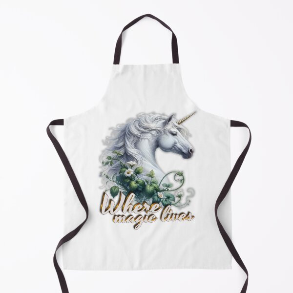 Item preview, Where Magic Lives, Magical Elegant Unicorn T-Shirt designed and sold by Jackie2024.