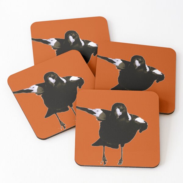 Item preview, Traffic-Savvy Magpie indicating a Turn to the Right designed and sold by Annalucia.