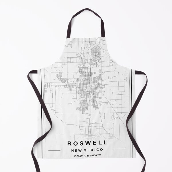 Artikelvorschau, Roswell Stadtplan entworfen und verkauft von SHAMPAIN-ART-CO.
