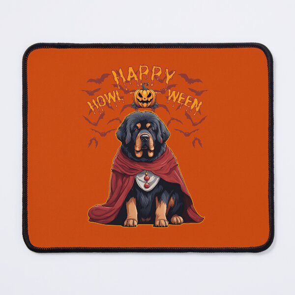 Item preview, Majestic Tibetan Mastiff in Vampire Cape - "Happy Howloween" - Halloween Design for Products designed and sold by GoodyPaws.