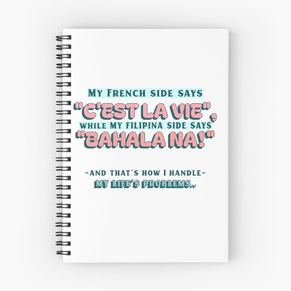Item preview, C'est la vie bahala na unique gift for french filipino designed and sold by CRISTY CONNECT.