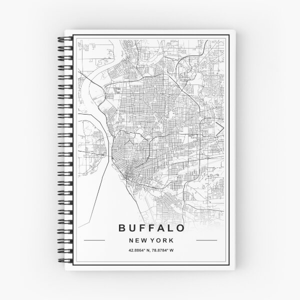 Artikelvorschau, Buffalo Stadtplan entworfen und verkauft von SHAMPAIN-ART-CO.