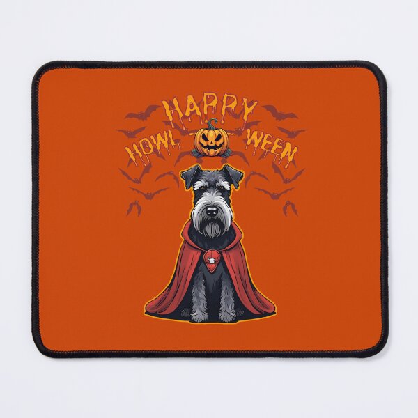 Item preview, Adorable Miniature Schnauzer in Vampire Cape - "Happy Howloween" - Halloween Design for Products designed and sold by GoodyPaws.