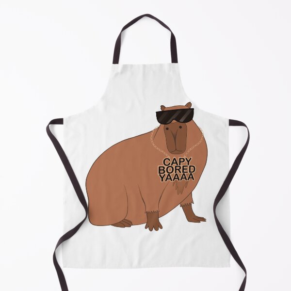 Item preview, CAPYBARA MORE LIKE CAPY-BORED-YAAAAA designed and sold by JustWantsSleep.