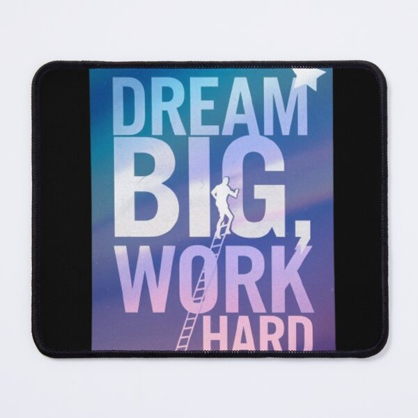 Item preview, "Motivational Must-Have: Dream Big, Work Hard" designed and sold by SiriusAi.