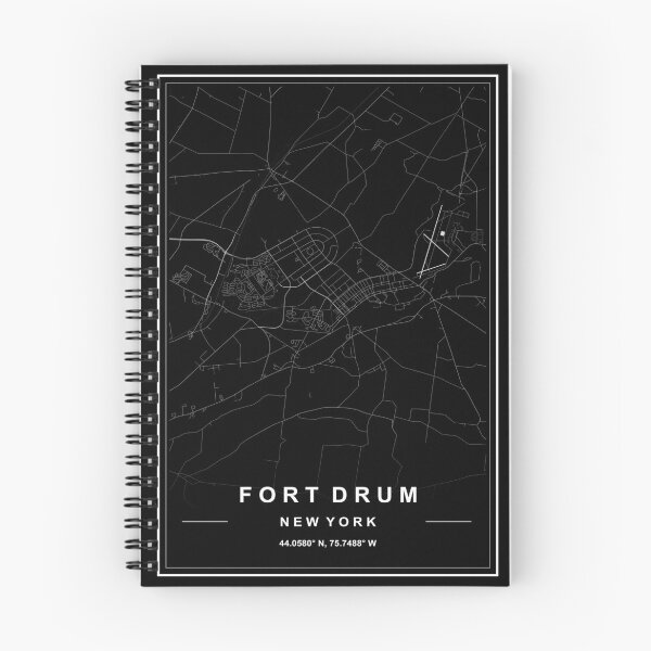 Item preview, Fort Drum City Map designed and sold by SHAMPAIN-ART-CO.