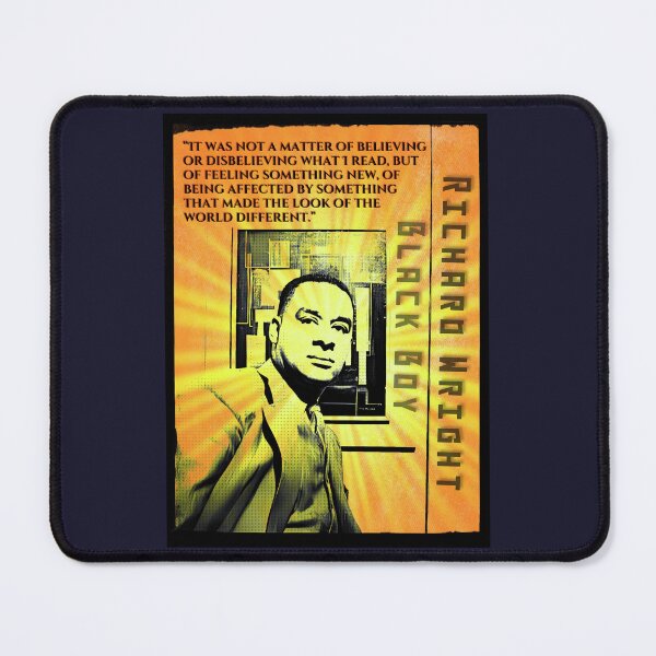 Item preview, Richard Wright quote: It was not a matter of believing or disbelieving what I read, but of feeling something new, of being affected by something designed and sold by artbleed.