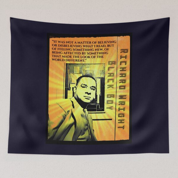 Item preview, Richard Wright quote: It was not a matter of believing or disbelieving what I read, but of feeling something new, of being affected by something  designed and sold by artbleed.