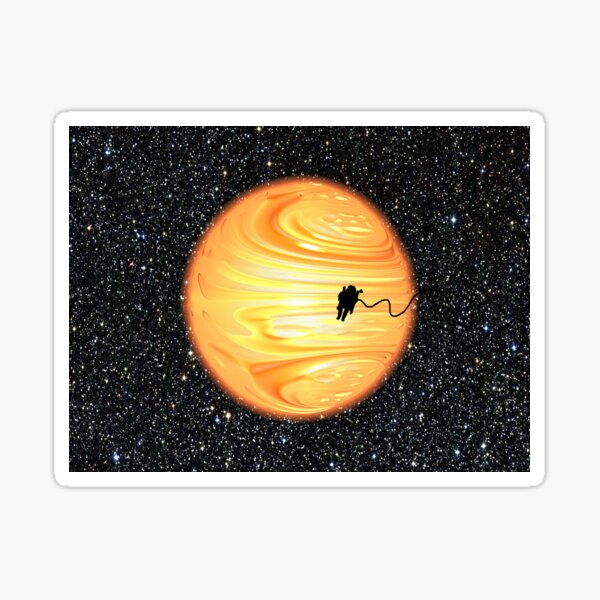Touching the Molten Sun Sticker