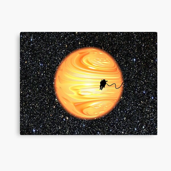 Touching the Molten Sun Canvas Print