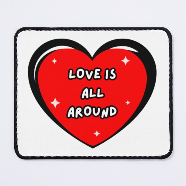 Item preview, LOVE IS ALL AROUND, RED HEART designed and sold by larissa-myrie.
