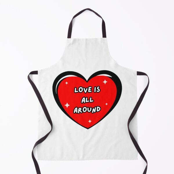 Item preview, LOVE IS ALL AROUND, RED HEART designed and sold by larissa-myrie.