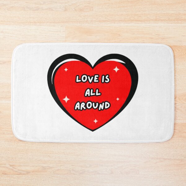 Item preview, LOVE IS ALL AROUND, RED HEART designed and sold by larissa-myrie.