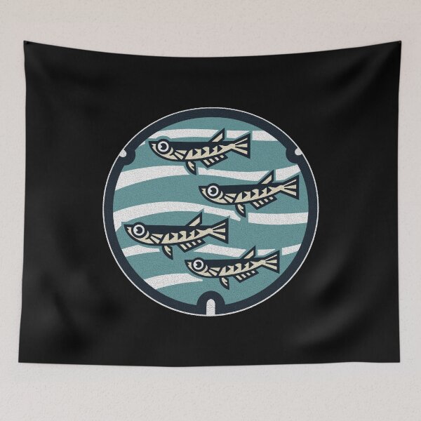 Item preview, Odawara City Manhole Cover Art 2 designed and sold by Musashi1996Art.