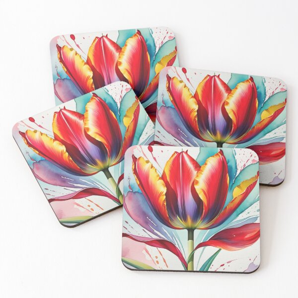 Item preview, DIGITAL PRINT -  Colored Tulip  designed and sold by Homescu Ioana.