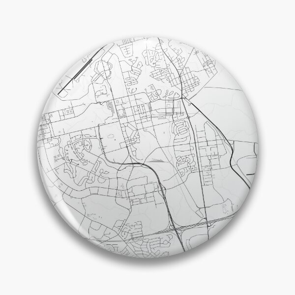 Item preview, Fort Bragg City Map designed and sold by SHAMPAIN-ART-CO.