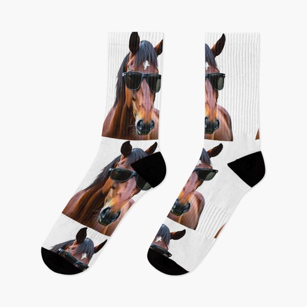 Item preview, Funny cool Horse wearing sunglasses designed and sold by LazyOwlStore.