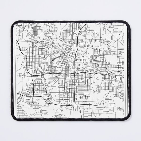 Item preview, Akron City Map designed and sold by SHAMPAIN-ART-CO.
