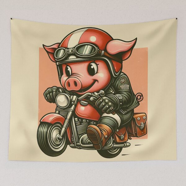 Item preview, pig rider designed and sold by aliraweb.
