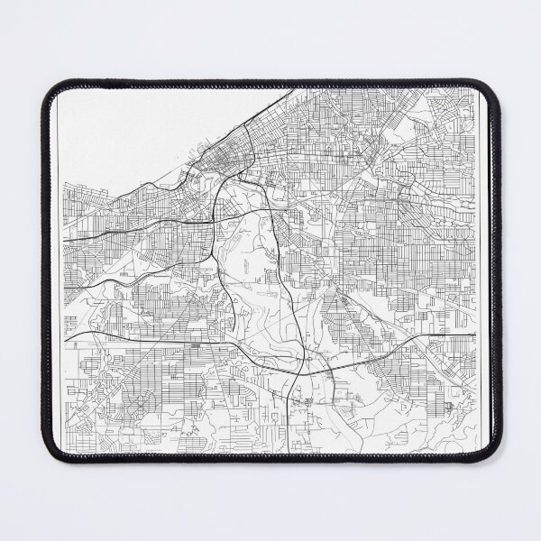 Item preview, Cleveland City Map designed and sold by SHAMPAIN-ART-CO.