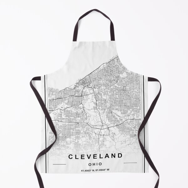 Item preview, Cleveland City Map designed and sold by SHAMPAIN-ART-CO.