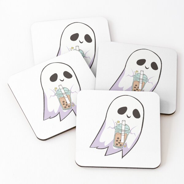 Item preview, Ghost drinking Boba tea designed and sold by essxjy.
