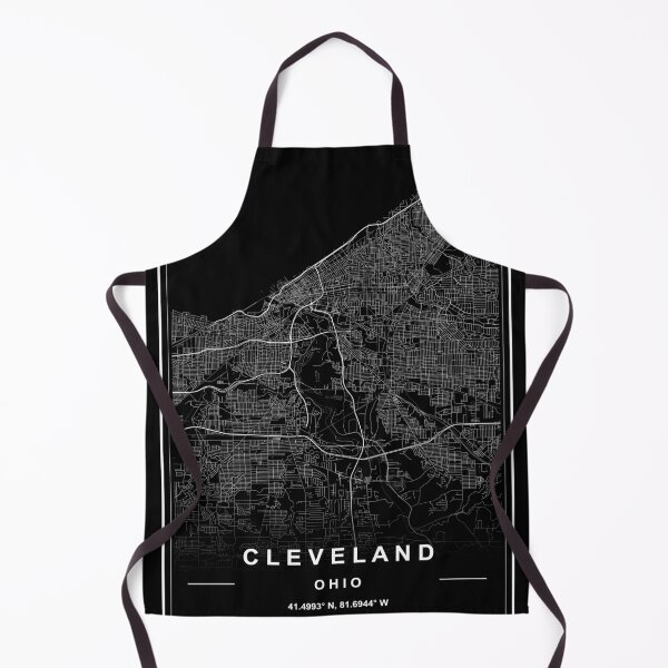 Item preview, Cleveland City Map designed and sold by SHAMPAIN-ART-CO.