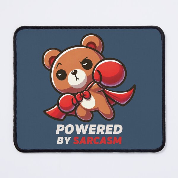 Item preview, Powered By Sarcasm - Super Bear designed and sold by The magic Yellow bus.