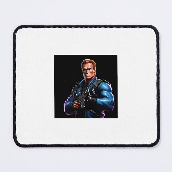 Item preview, 16 Bit Arnie looks like he wants to blow your head off... designed and sold by Tim Aucoin.