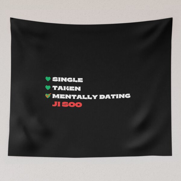 Item preview, Mentally Dating Ji Soo - White Fonts designed and sold by Itsheartshop.