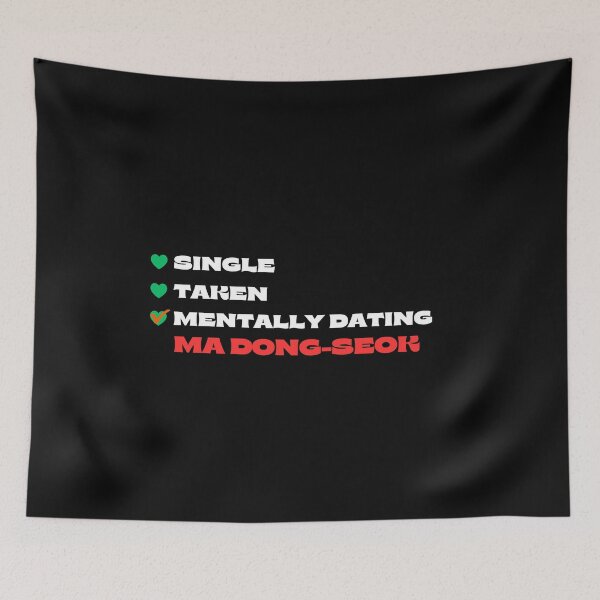 Item preview, Mentally Dating MA Dong-seok - White Fonts designed and sold by Itsheartshop.