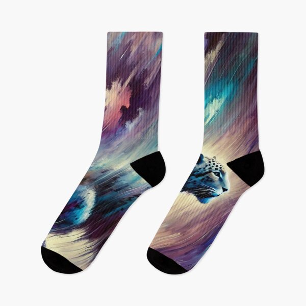 Item preview, Abstract Impressionist Jaguar Running Through Tropical Rainstorm designed and sold by takeng07.