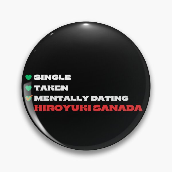 Item preview, Mentally Dating Hiroyuki Sanada - White Fonts designed and sold by Itsheartshop.