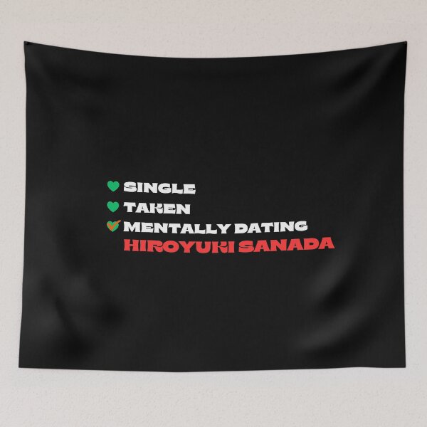 Item preview, Mentally Dating Hiroyuki Sanada - White Fonts designed and sold by Itsheartshop.