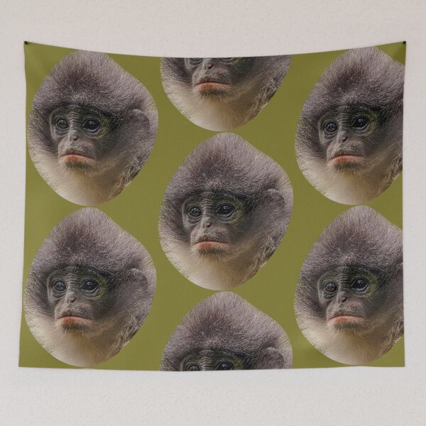 Item preview, Leaf Monkey face designed and sold by Dalyndigital Photography.