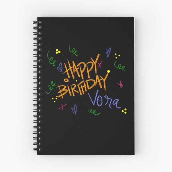 Item preview, HAPPY BIRTHDAY VERA CUSTOM NAME designed and sold by GIVENGRACE.ART.