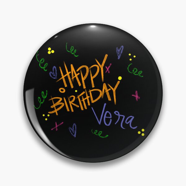 Item preview, HAPPY BIRTHDAY VERA CUSTOM NAME designed and sold by GIVENGRACE.ART.